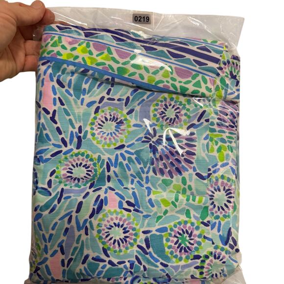 Lilly Pulitzer colorful skirt skort sz 10 zip up in back floral bright - Picture 8 of 14